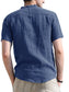 Men's Button Detail Short Sleeve Polo nicholesgifts