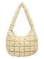 Quilted Ruched Shoulder Bag nicholesgifts