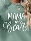 Letter Graphic Round Neck Long Sleeve Sweatshirt nicholesgifts
