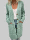 Women Cable-Knit Button Down Cardigan with Pockets nicholesgifts