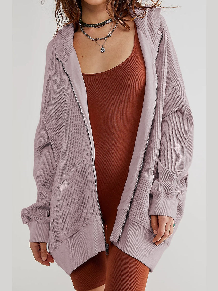 Zip-Up Long Sleeve Jacket nicholesgifts