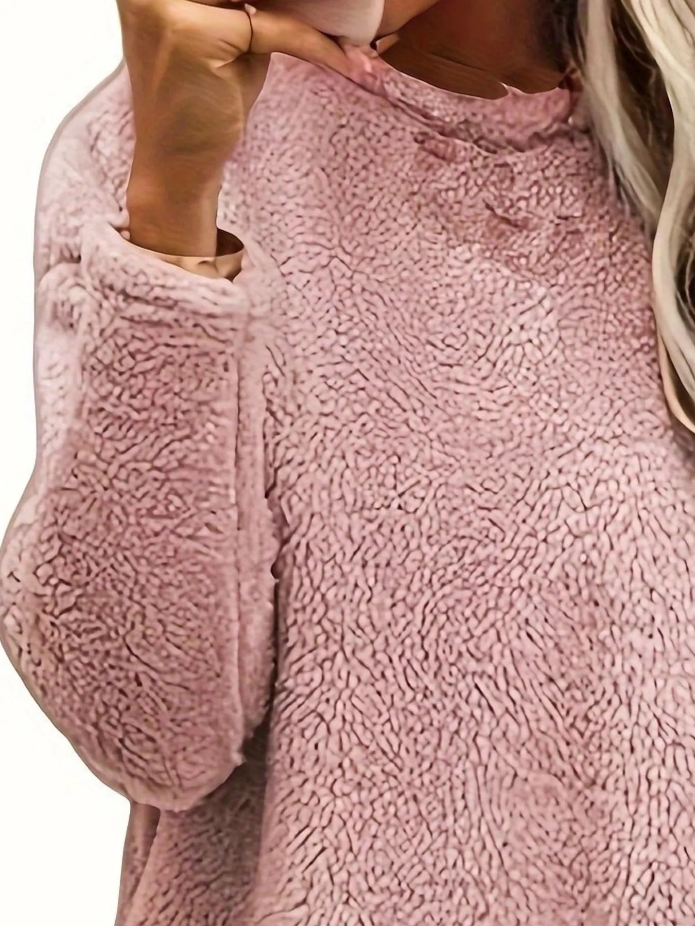 Fleece Long Sleeve Sweatshirt nicholesgifts