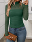 Mock Neck Long Sleeve Top nicholesgifts