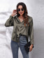 Collared Neck Buttoned Long Sleeve Shirt nicholesgifts