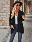 Women Open Front Cardigan with Pockets nicholesgifts