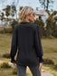Notched Neck Flounce Sleeve Blouse nicholesgifts