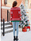 Letter Graphic Round Neck Long Sleeve Sweater nicholesgifts