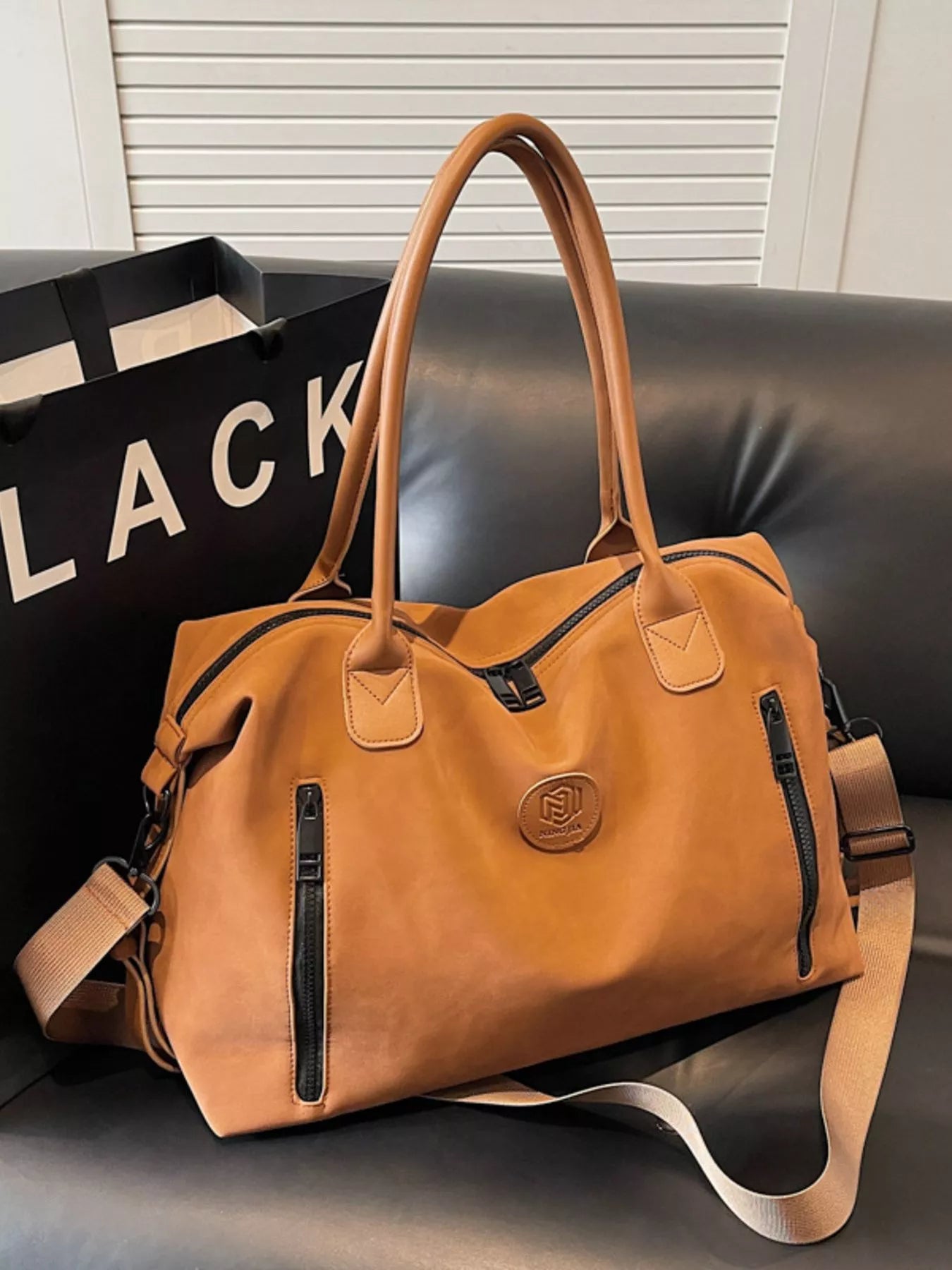 Adjustable Shoulder Strap Travel Duffel Bag nicholesgifts