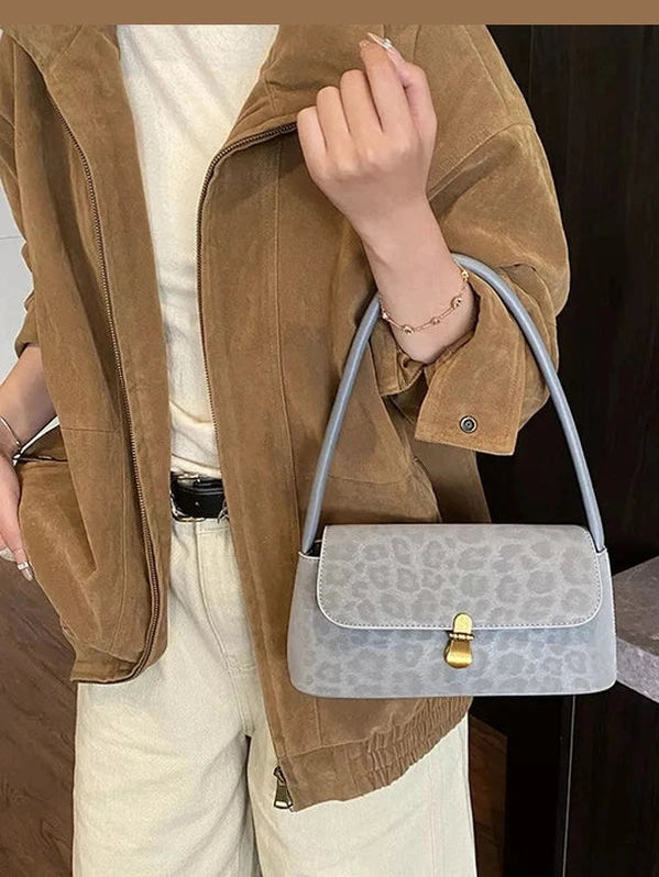 Leopard Print Shoulder Bag nicholesgifts