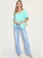 Basic Bae Full Size Bamboo Slit V-Neck Short Sleeve T-Shirt nicholesgifts