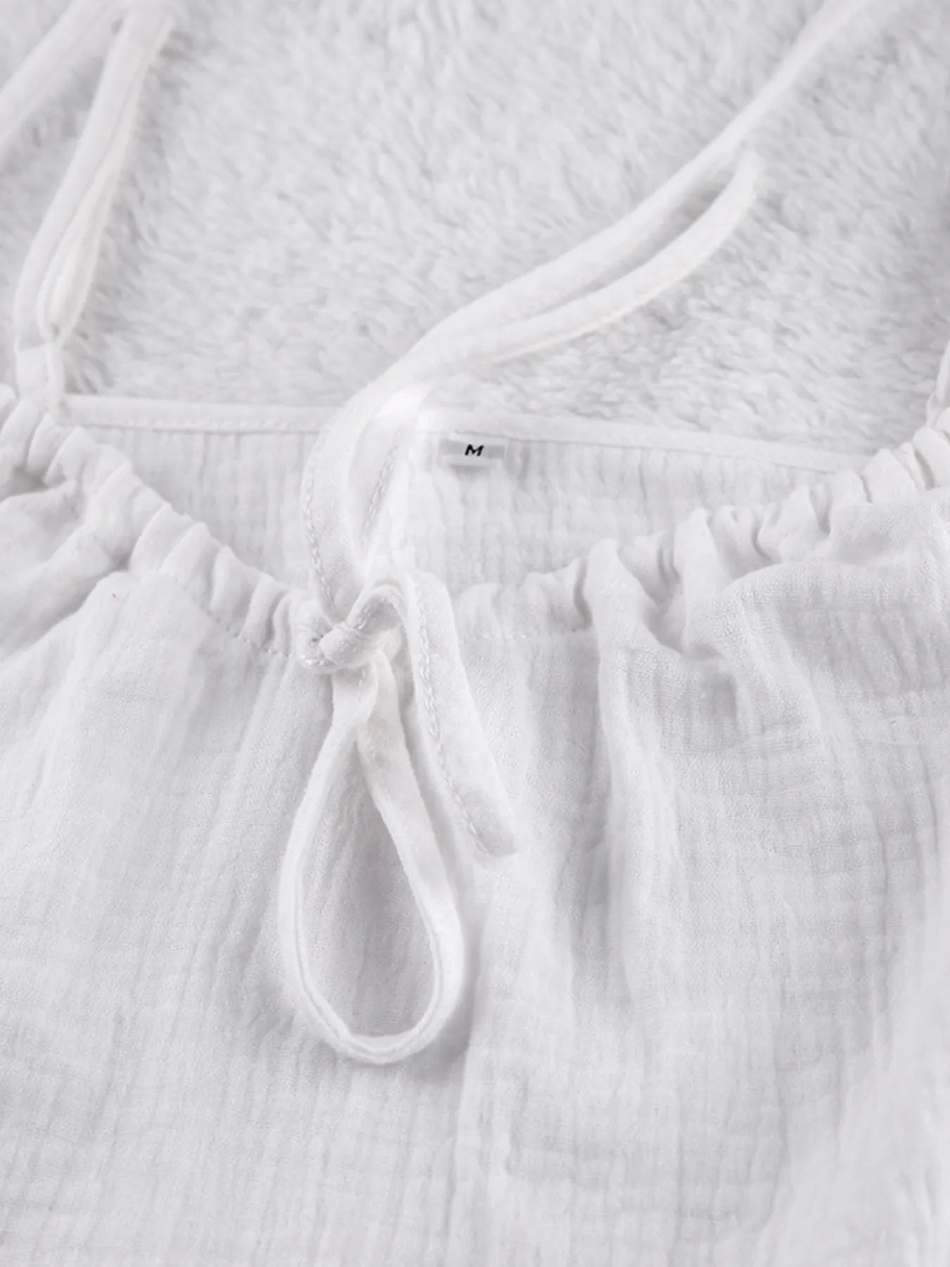 Tie Front Cami and Shorts Lounge Set nicholesgifts