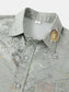 Men's Vintage Map Print Short Sleeve Button Down Shirt nicholesgifts