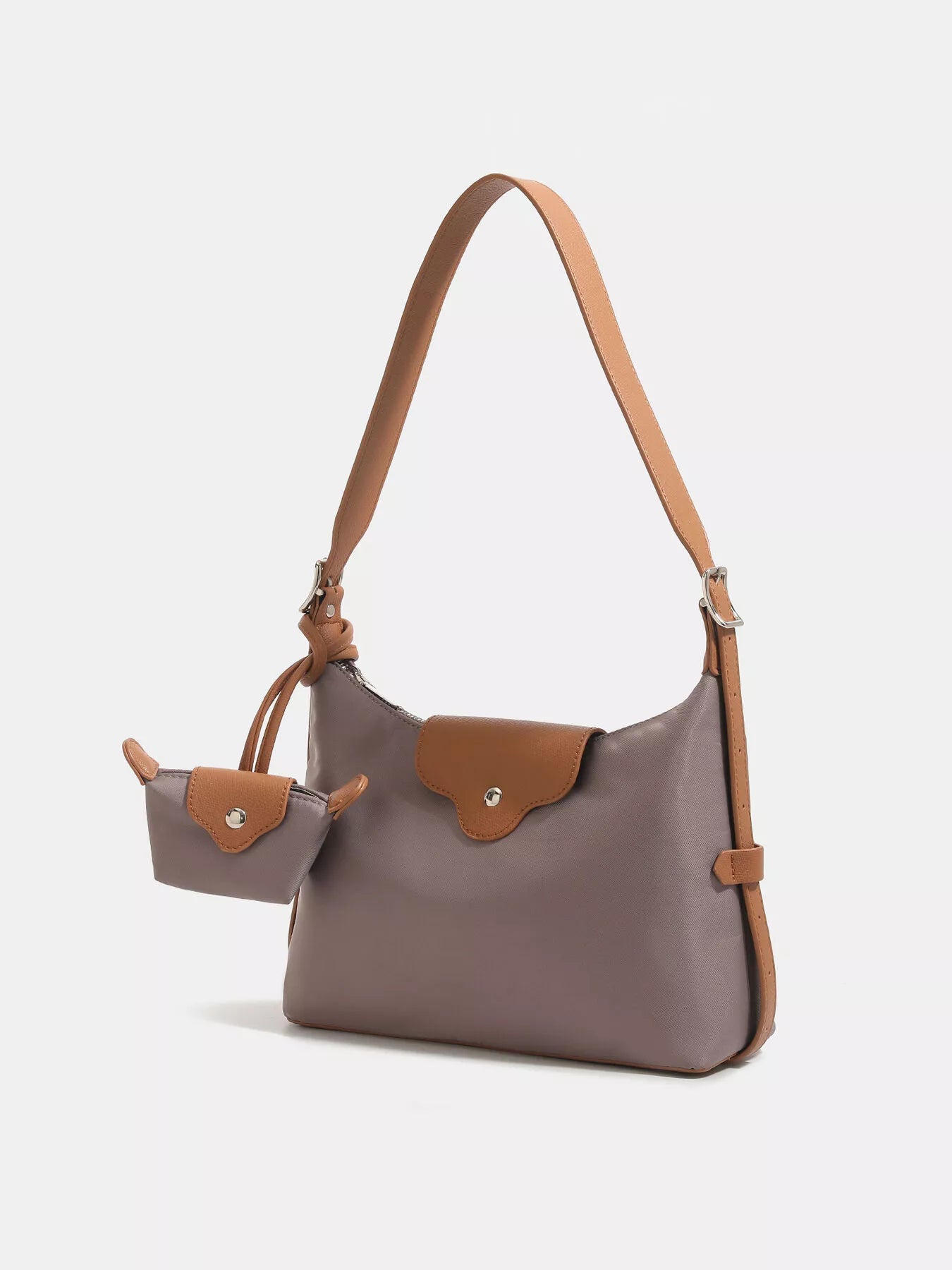 Nylon Hobo Shoulder Bag with Coin Purse nicholesgifts
