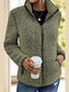 Pocketed Zip Up Turtleneck Jacket nicholesgifts