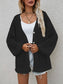 Openwork Button Front Cardigan nicholesgifts