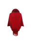 Women Open Front Fringe Hem Poncho nicholesgifts