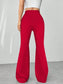 Women High Waisted Flare Pants nicholesgifts