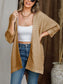 Striped Open Front Knit Cardigan nicholesgifts