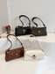 Retro Ring Decor Shoulder Bag nicholesgifts