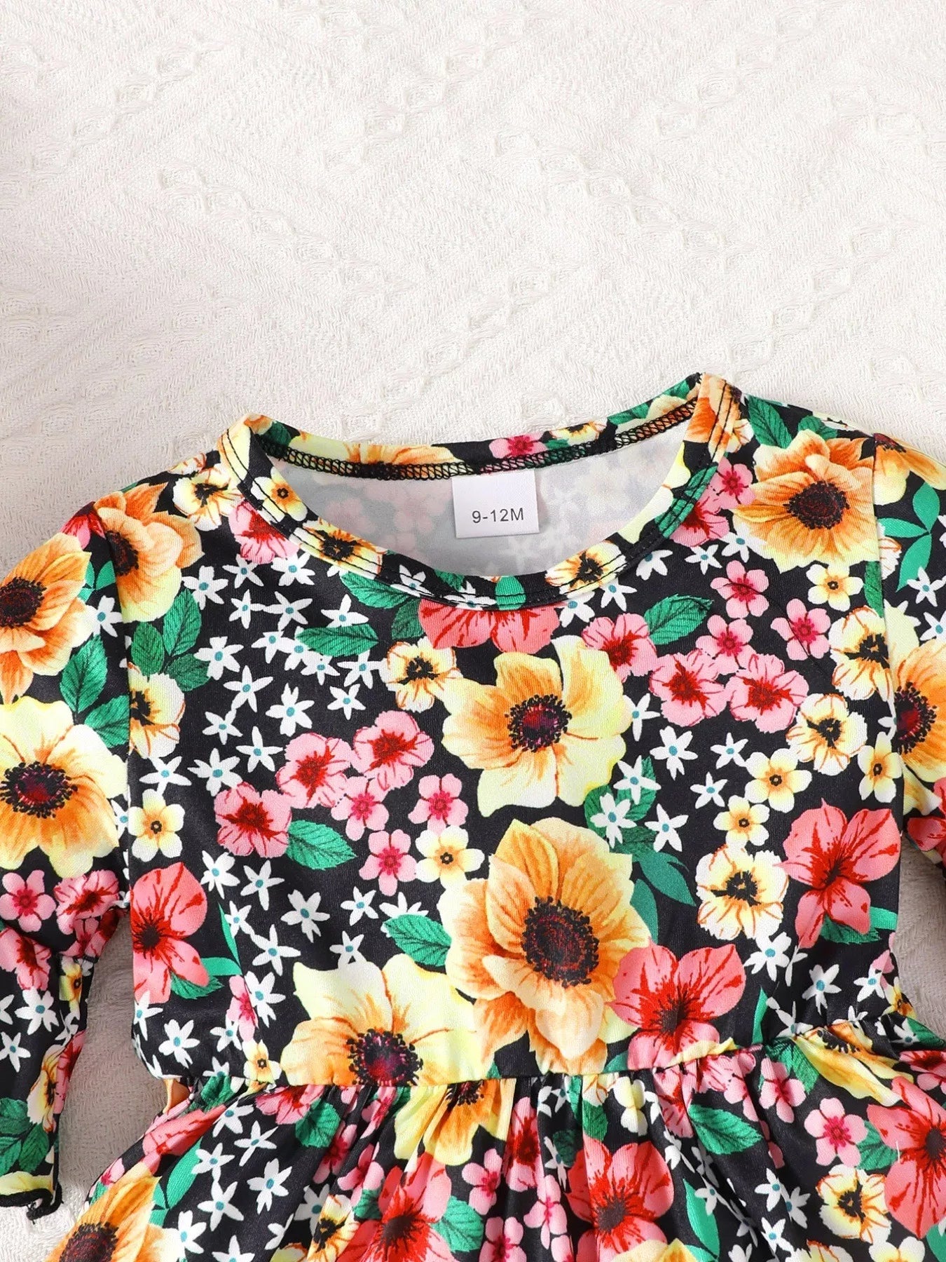 Children's Floral Bell Sleeve Top and Pants Set NicholesGifts