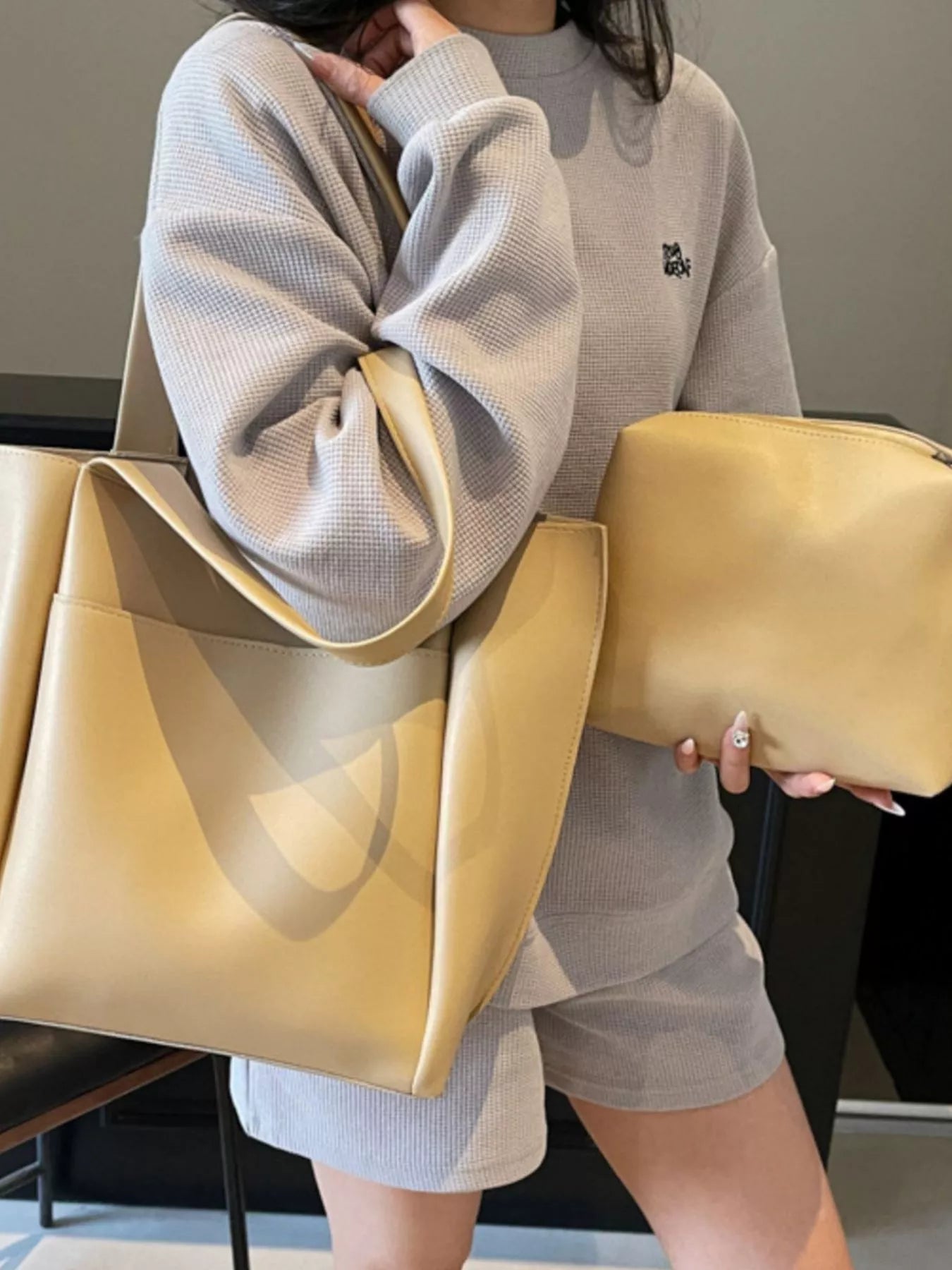 PU Leather Shoulder Bag nicholesgifts