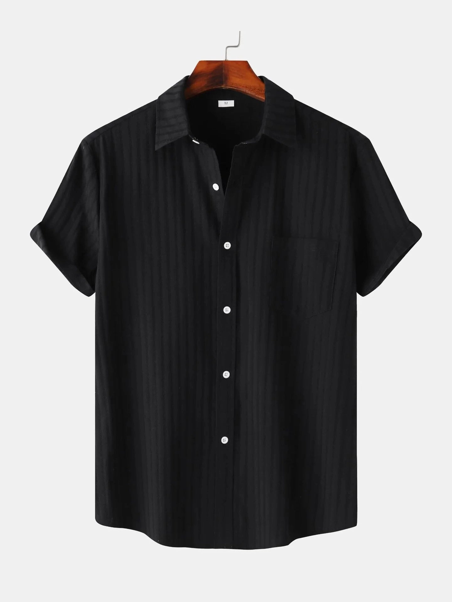 Men's Casual Short Sleeve Button Down Shirt NicholesGifts