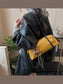 Leather Shoulder Bag with Charm nicholesgifts