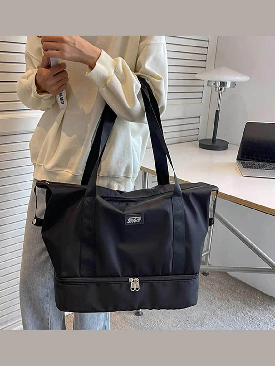 Multi Pocket Nylon Travel Bag nicholesgifts