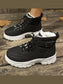 Plush Lining Lace Up Boots nicholesgifts