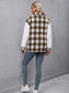 Ivy Lane Plaid Collared Neck Button Down Jacket nicholesgifts