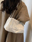 Chain Accent Flap Shoulder Bag nicholesgifts