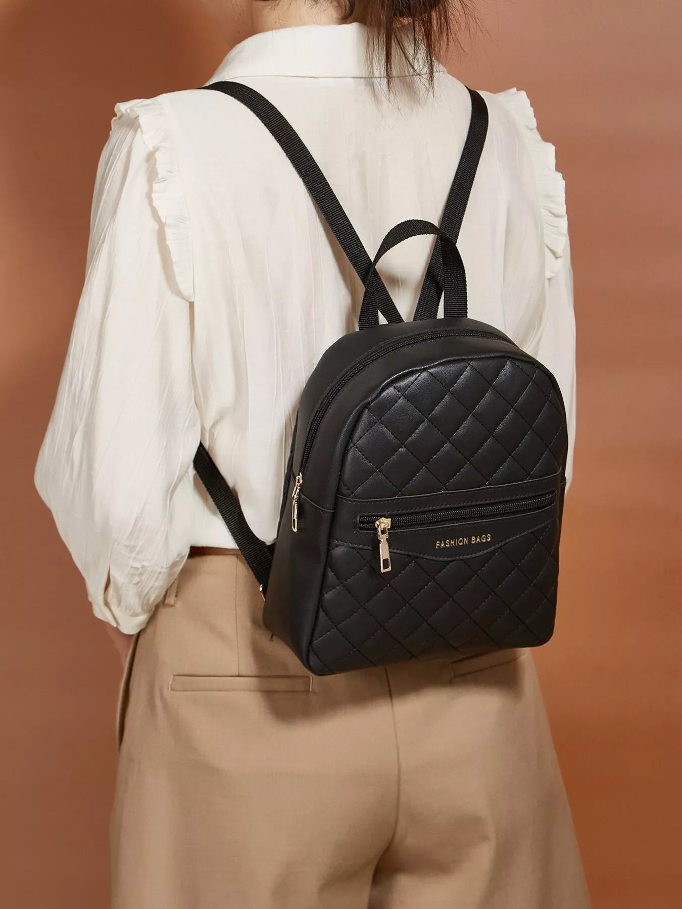 Quilted Lightweight Backpack Bag nicholesgifts