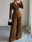 One Button Blazer and Pants Set nicholesgifts
