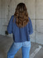 Ribbed Collared Neck Button Up Jacket nicholesgifts
