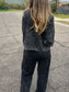Full Size Washed Round Neck Top and Drawstring Pants Set Plus Size nicholesgifts