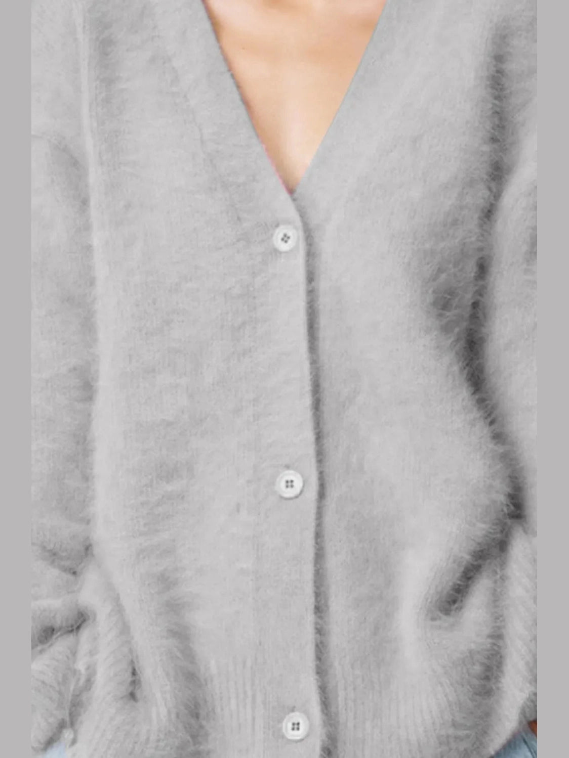 Women Button Up Dropped Shoulder Cardigan nicholesgifts