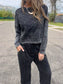 Full Size Washed Round Neck Top and Drawstring Pants Set Plus Size nicholesgifts