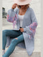 Fringe Sleeve Dropped Shoulder Cardigan nicholesgifts