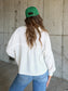 Ribbed Collared Neck Button Up Jacket nicholesgifts