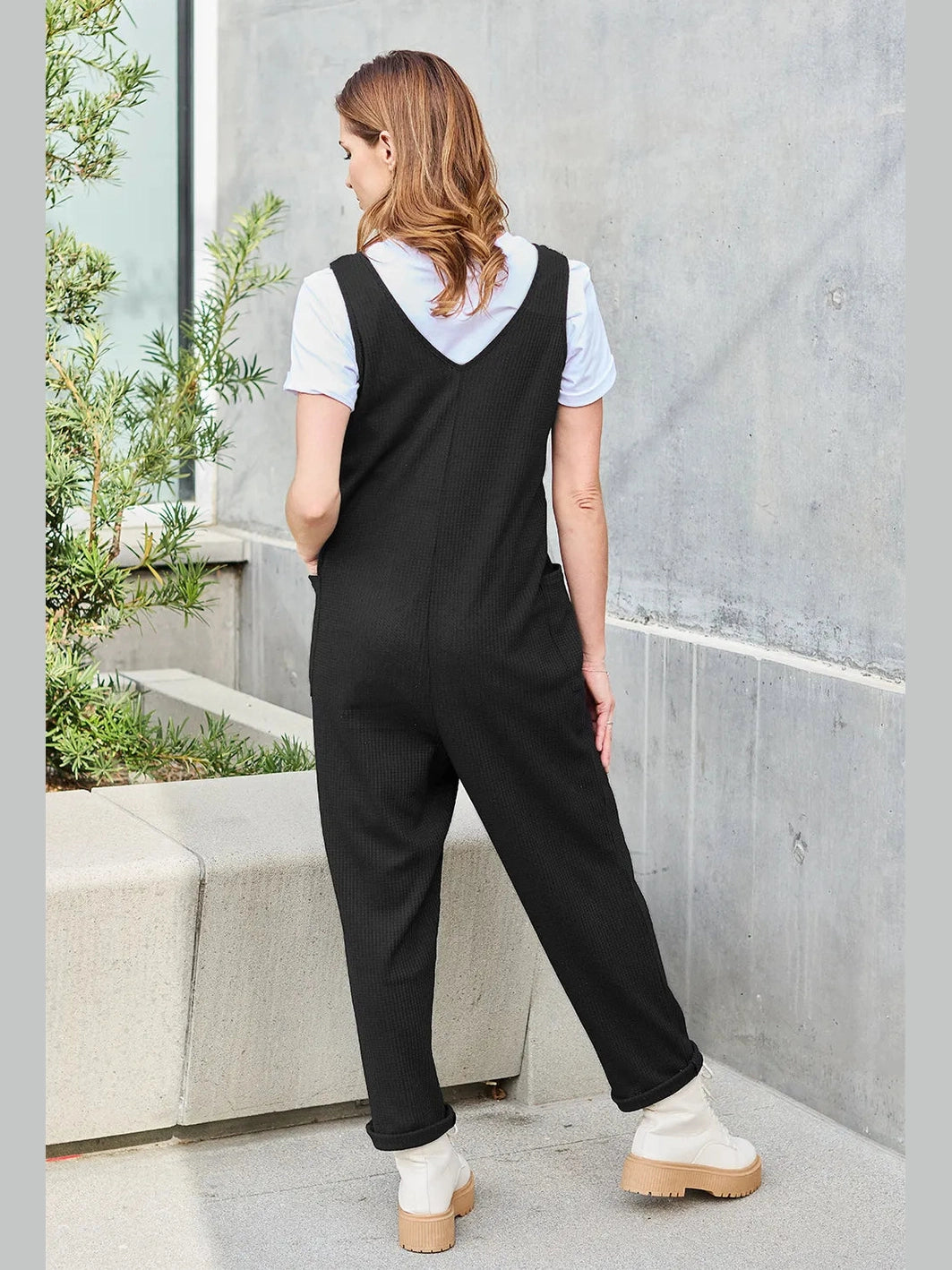 Double Take Full Size Sleeveless Straight Jumpsuit nicholesgifts