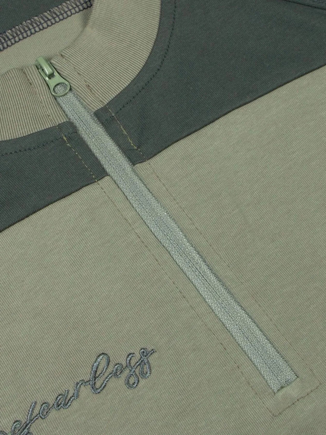 Men's Half Zip Short Sleeve T-Shirt NicholesGifts