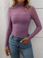 Mock Neck Long Sleeve Top nicholesgifts