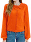 Collared Long Sleeve Button Down Cardigan nicholesgifts