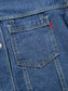 Pocketed Button Up Denim Jacket nicholesgifts