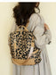 Leopard Print Backpack Bag nicholesgifts