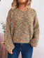 Colorful Long Sleeve Sweater nicholesgifts