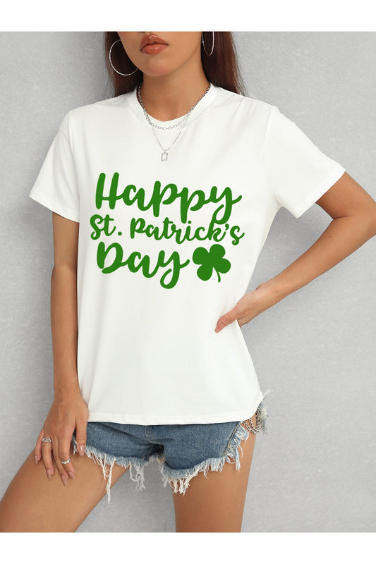 HAPPY ST. PATRICK'S DAY Short Sleeve T-Shirt NicholesGifts