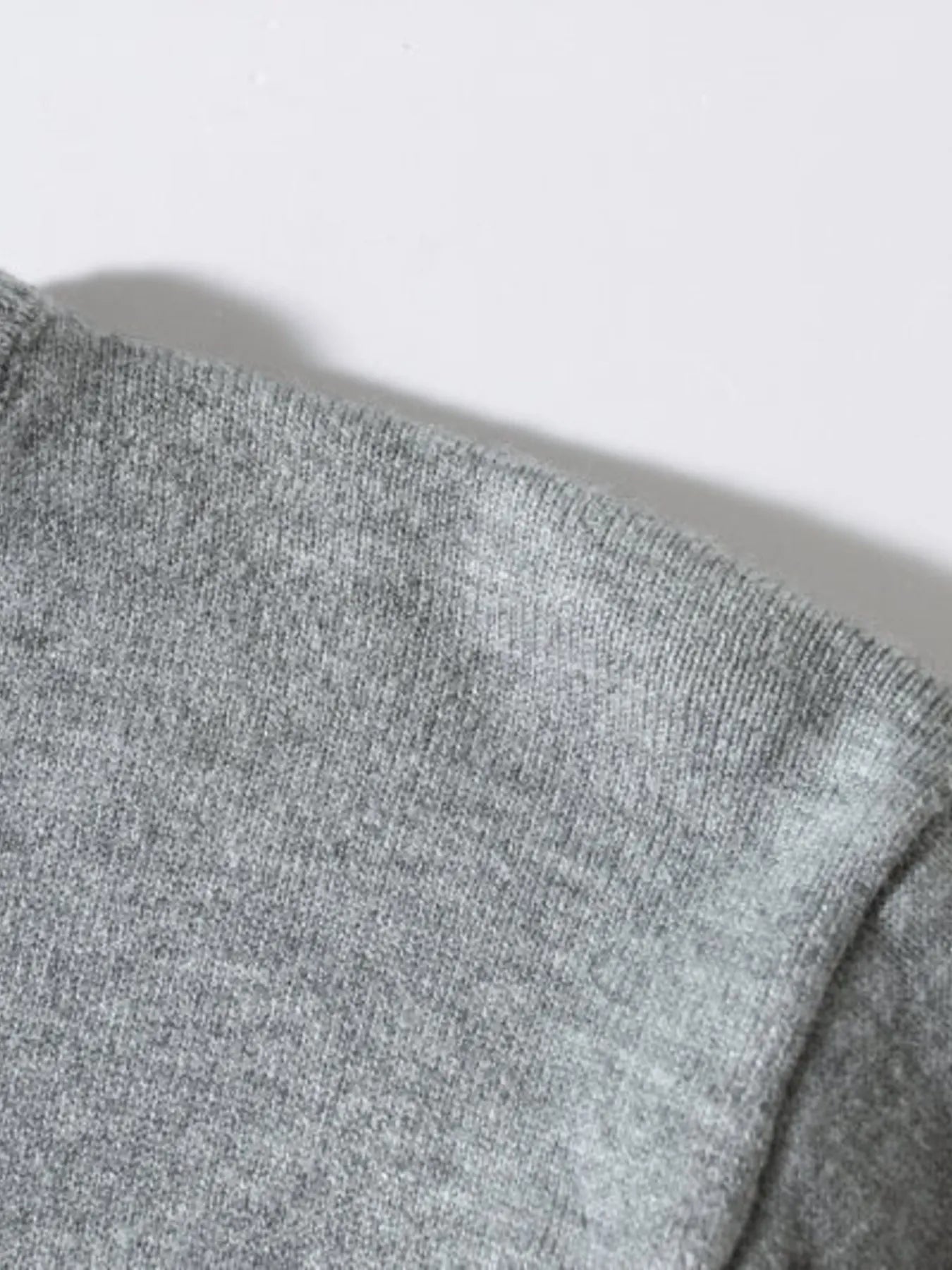 Men's Plus Size Ribbed Hem Long Sleeve Sweater NicholesGifts