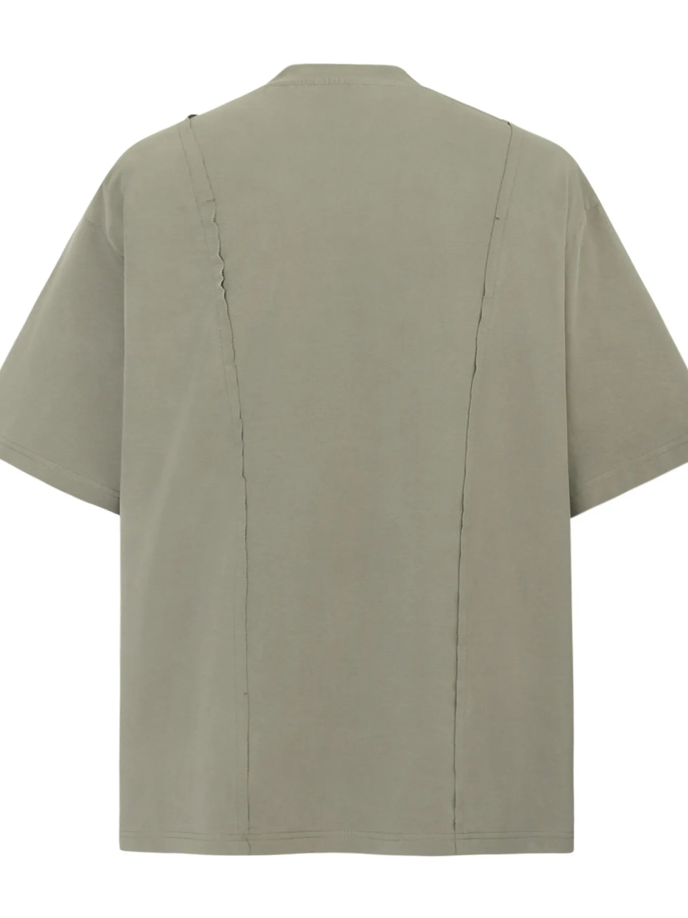 Men's Contrast Round Neck Short Sleeve T-Shirt Trendsi