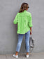 Distressed Drop Shoulder Denim Jacket nicholesgifts